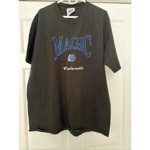 90S Orlando Magic Basketball Lee Sport Black T Shirt Large